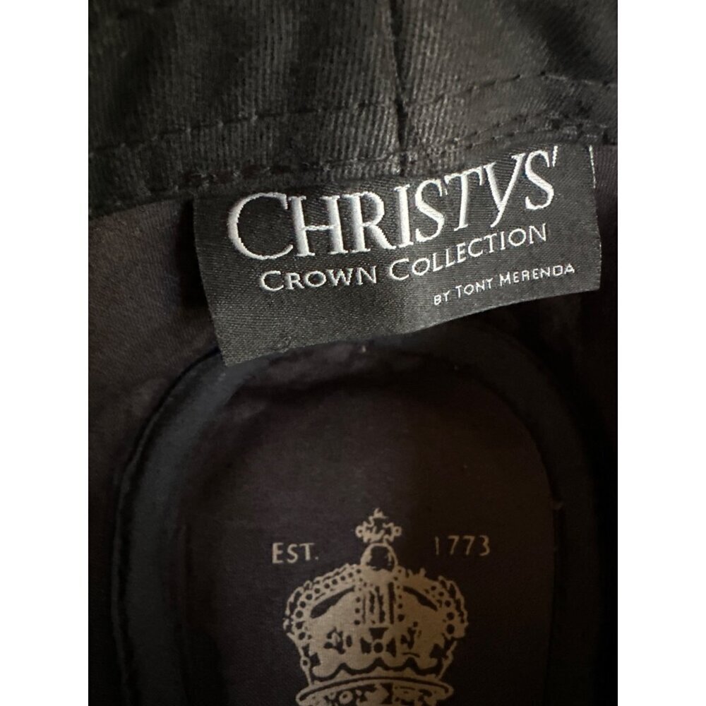 Christys London Wool Felt Fedora Hat With Toggle Accent Unisex One Size Beige & - Picture 7 of 9